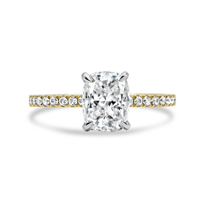 The Ava Ring - 2ct Moissanite