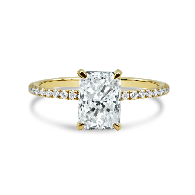 The Amelie Ring - 2ct Moissanite