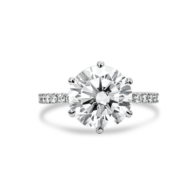 The Ezra Ring - 3.50ct Moissanite