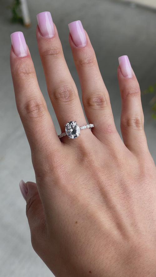 The Addison Ring - 3ct Moissanite